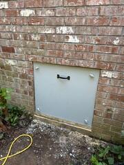 New Crawl Space Door