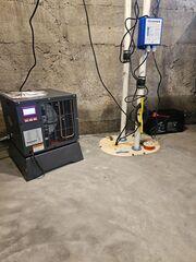 TripleSafe Sump Pump & SaniDry Sedona Dehumidifier
