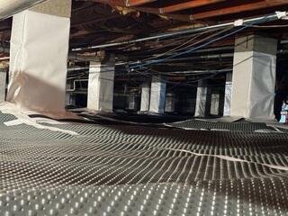 Drainage Matting Installation