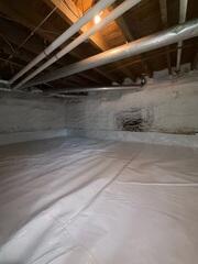 Crawl Space & Basement Encapsulation in Norton, Vermont, by Matt Clark's Northern Basement Systems