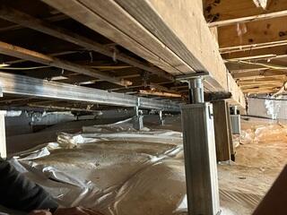 Crawl Space Structural Support in Fall River, MA