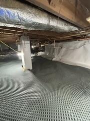 Drainage Matting Installed