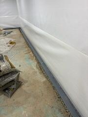 Basement Wall Barrier and Drainage System