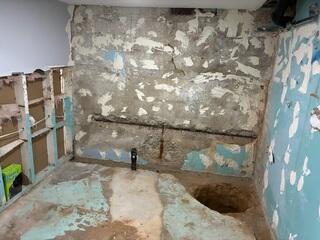 Basement Water Intrusion Repair Preparation