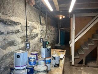 Sheering Fieldstone Foundation Wall Repair in Bolton, MA