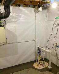 Rochester, NY Basement With Water Seepage Struggles Finds A Solution