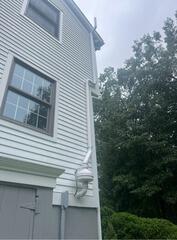 Exterior Route Sub Slab Depressurization System in Wilton CT