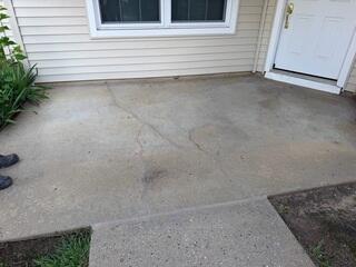 Repaired Patio