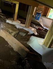 Wrapping Support Post Footings