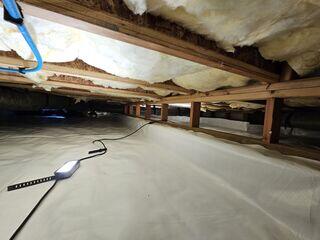 Transformed, Clean, Dry Crawl Space