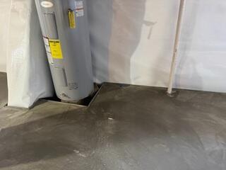 New Basement Concrete Floor