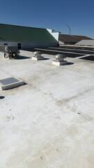 Preping the roof for new flat roof