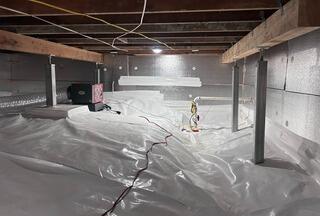 Completed Crawl Space
