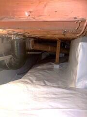 CleanSpace can be installed in any type of crawl space, even those with hills and valleys!
