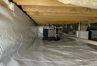 Humidity is under control with the power of the SaniDry Sedona Dehumidifier