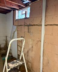 Large Basement Wall Crack