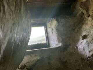 Interior Radon Piping - Before