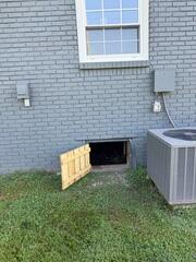 Existing Crawl Space Door