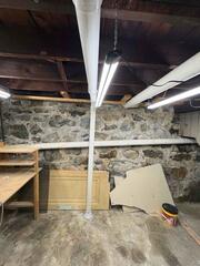 Interior Radon Piping - After