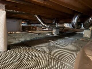 Drainage Matting Installed