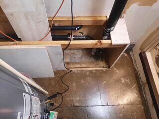 Before Sump Pump