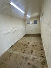 Shipping container spray foam project in Millwood, WV.
