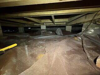 Crawl space - before
