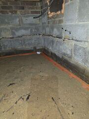 Installing StarPipe Drainage for Crawl Space Water Control