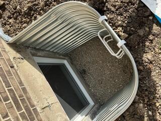 Enlarged Window Well