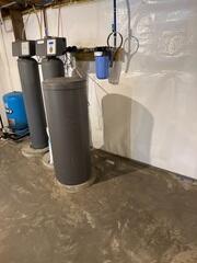New Concrete Floor with WaterGuard Drainage