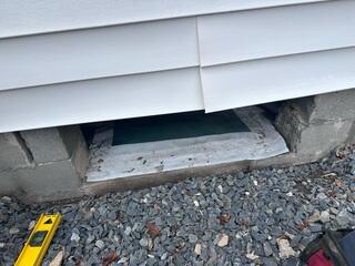 Crawl Space Entrance