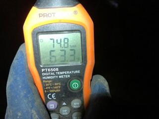 High Humidity Levels Detected in Crawl Space