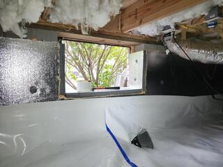 Crawl Space Entrance