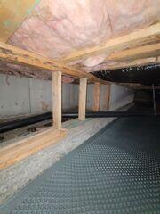 Drainage matting installation