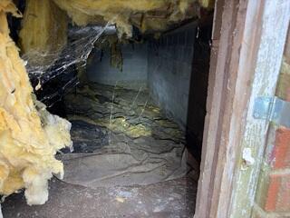 Crawl Space Before Encapsulation
