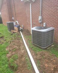 New Exterior Drainage Line