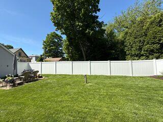Completed Vinyl Fence