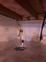 Crawl Space Sump Pump Installation