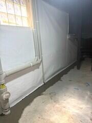 Two key components of this Waterproofing System include the WaterGuard Drainage System as well as the CleanSpace Wall System. These two essential parts work together, catching all water around the perimeter and allowing it to drain to the exterior of the basement.