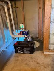 Water-Logged Basement Walls - La Center, WA