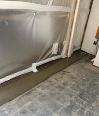 Concealed WaterGuard and TrenchDrain
