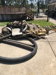 Debris Removed to Prepare Crawl Space for Encapsulation