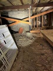 Crawl Space Before Sagging Floor Repair in Dana Point