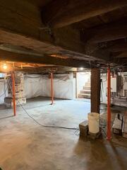 New Concrete Basement Floor