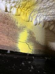 cracking wood