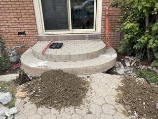 Lifting Settled Concrete Entry Steps