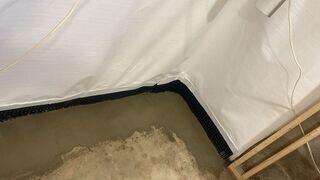 Completed Foundation Drainage System