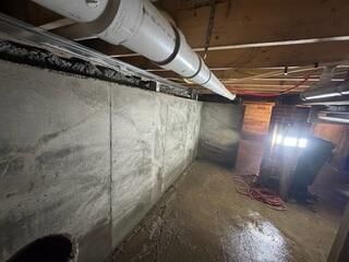 Bowing Foundation Wall Repair