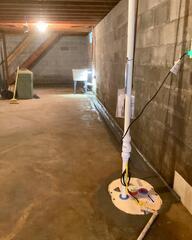 Upgraded Sump Pump System