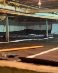 Damp and Musty Crawl Space Under a Youngstown, NY Home Transformed
